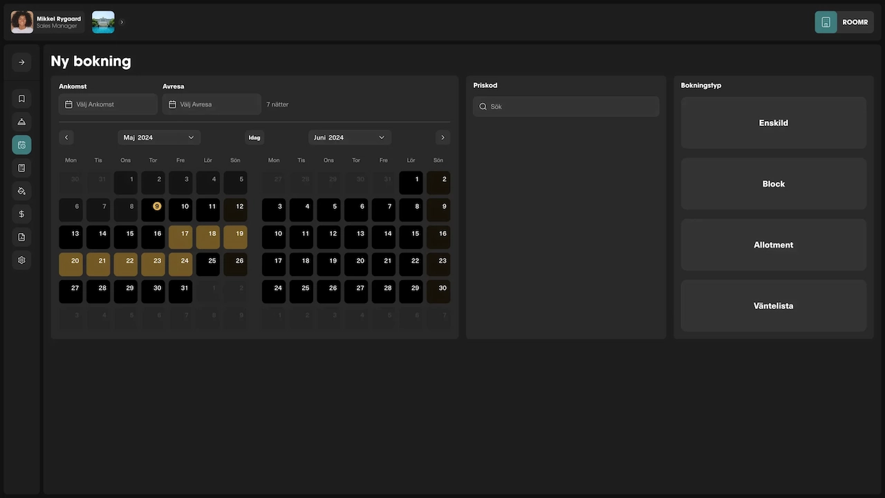 screenshot of Modular Visit